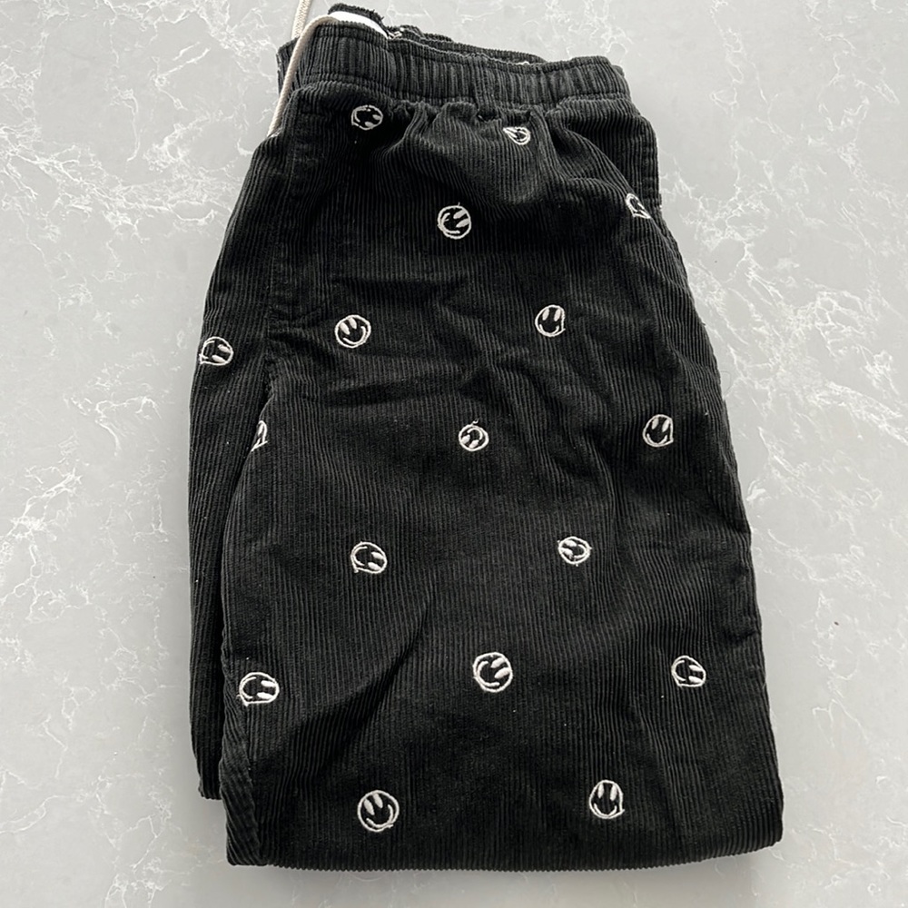 UO Embroidered Corduroy Smile Pants
